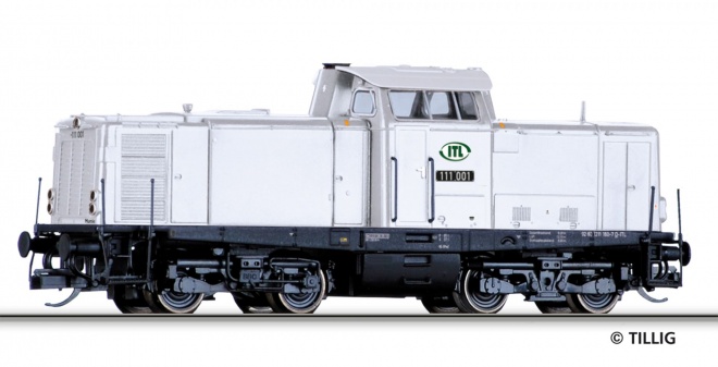 Diesel locomotive 111 001 of the ITL<br /><a href='images/pictures/Tillig/501971-HM.jpg' target='_blank'>Full size image</a>
